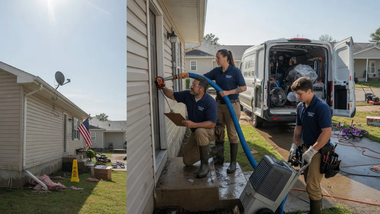 Ceiling Water Damage Restoration in Angleton, TX near me